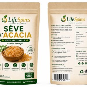 LifeSpires – Sève d’Acacia – Fibre Naturelle & Bien-être Digestif – Image 1